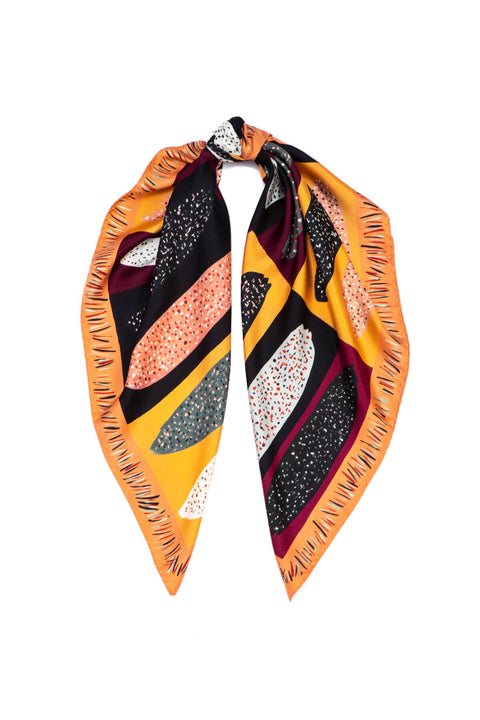Ihlosi square silk scarf in new colors
